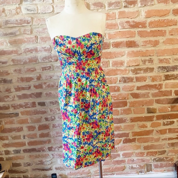 Anthropologie Girls from Savoy Strapless Dress - Picture 2 of 14